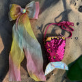 mermaid purse and hair bow (set)