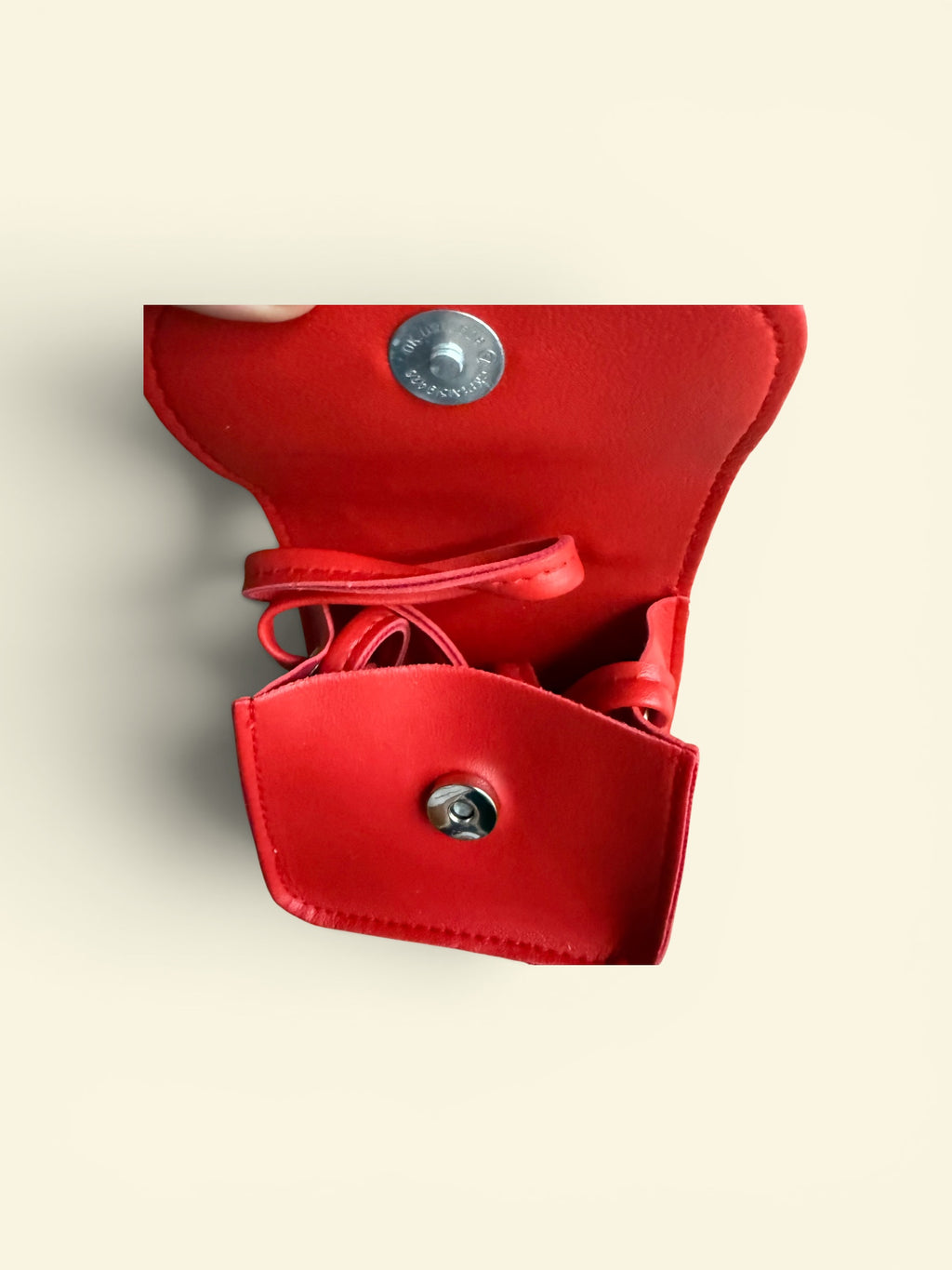 red candy purse & hair bow (set)
