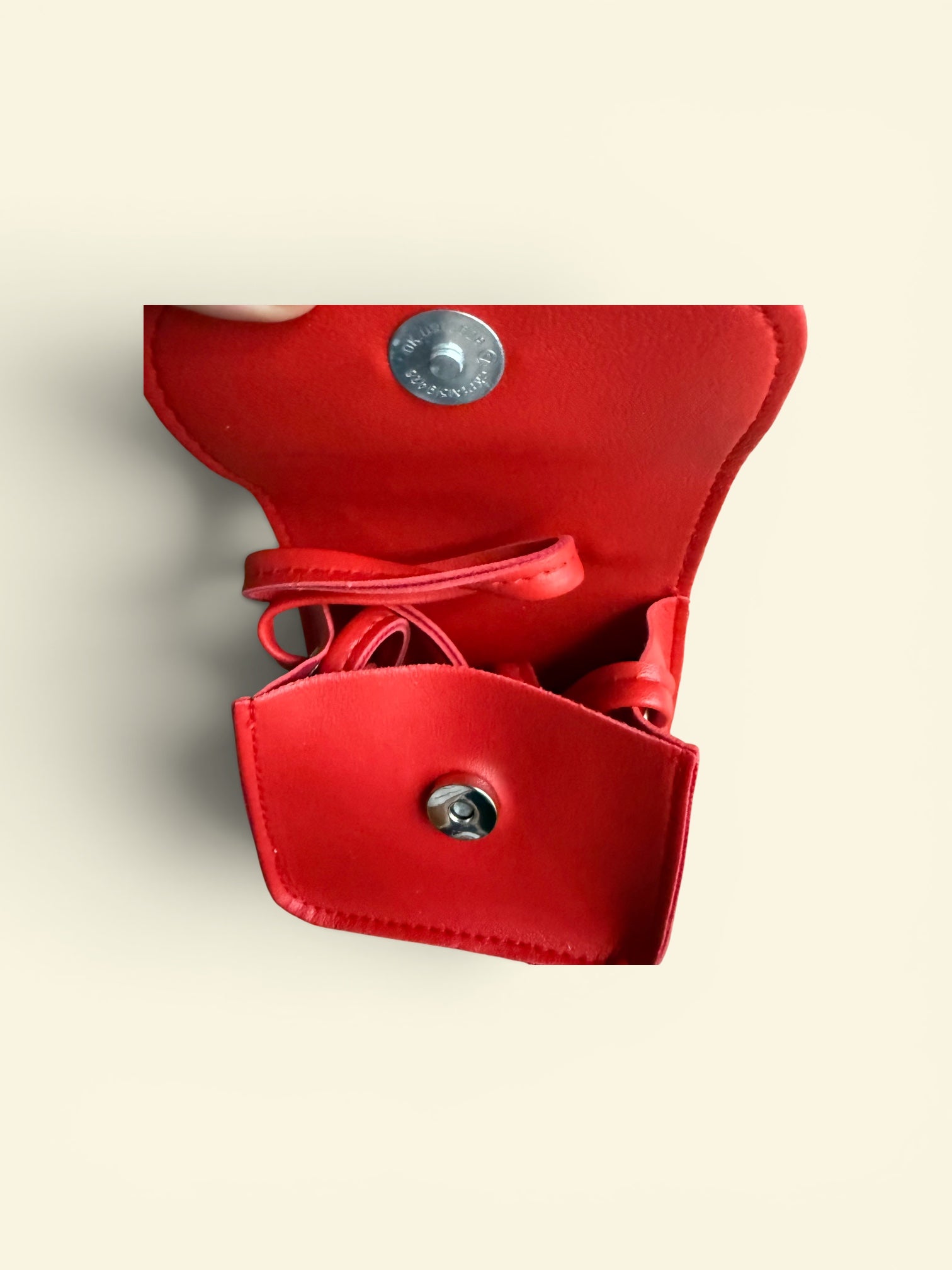 red candy purse & hair bow (set)