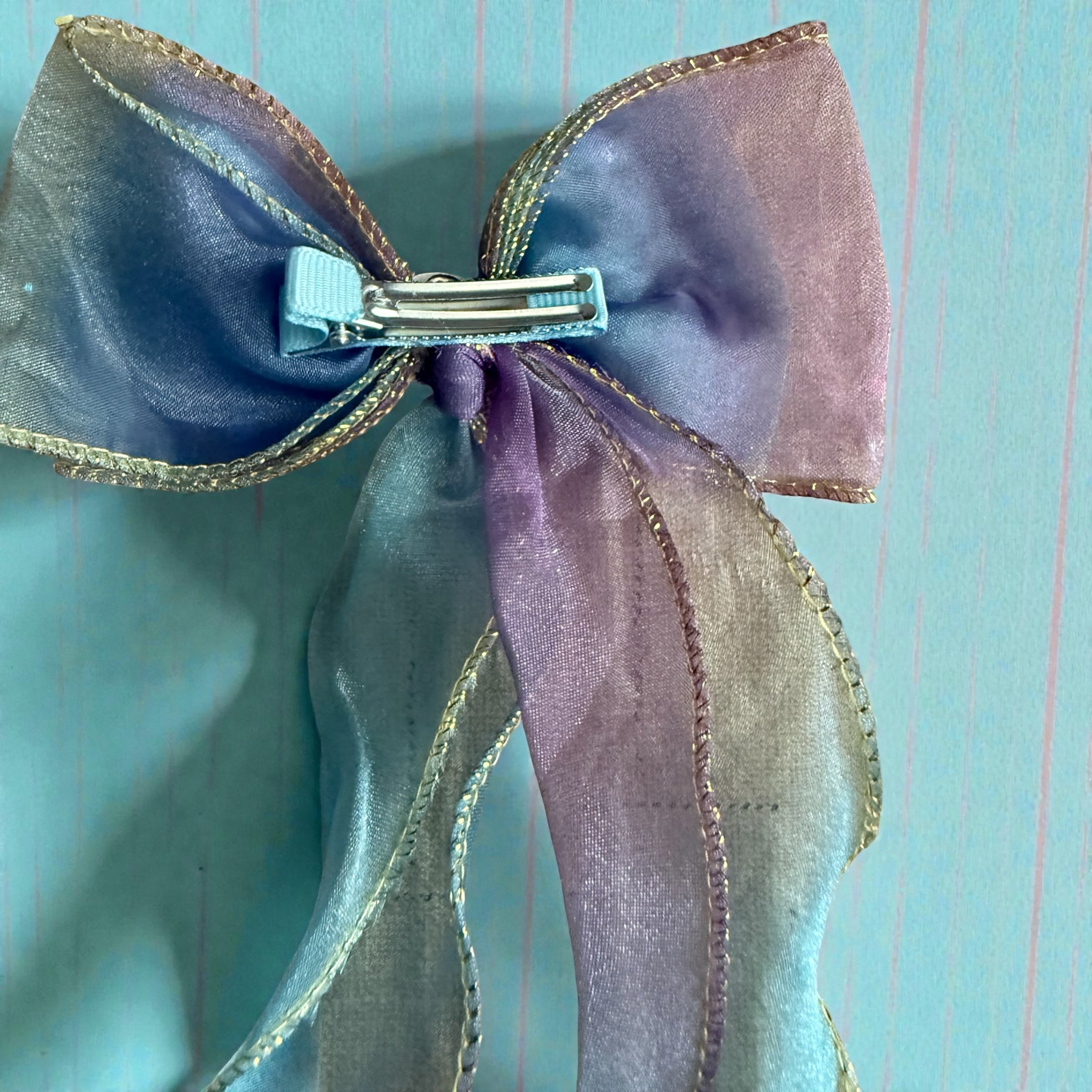 Mermaid purse and color hair bow (set)