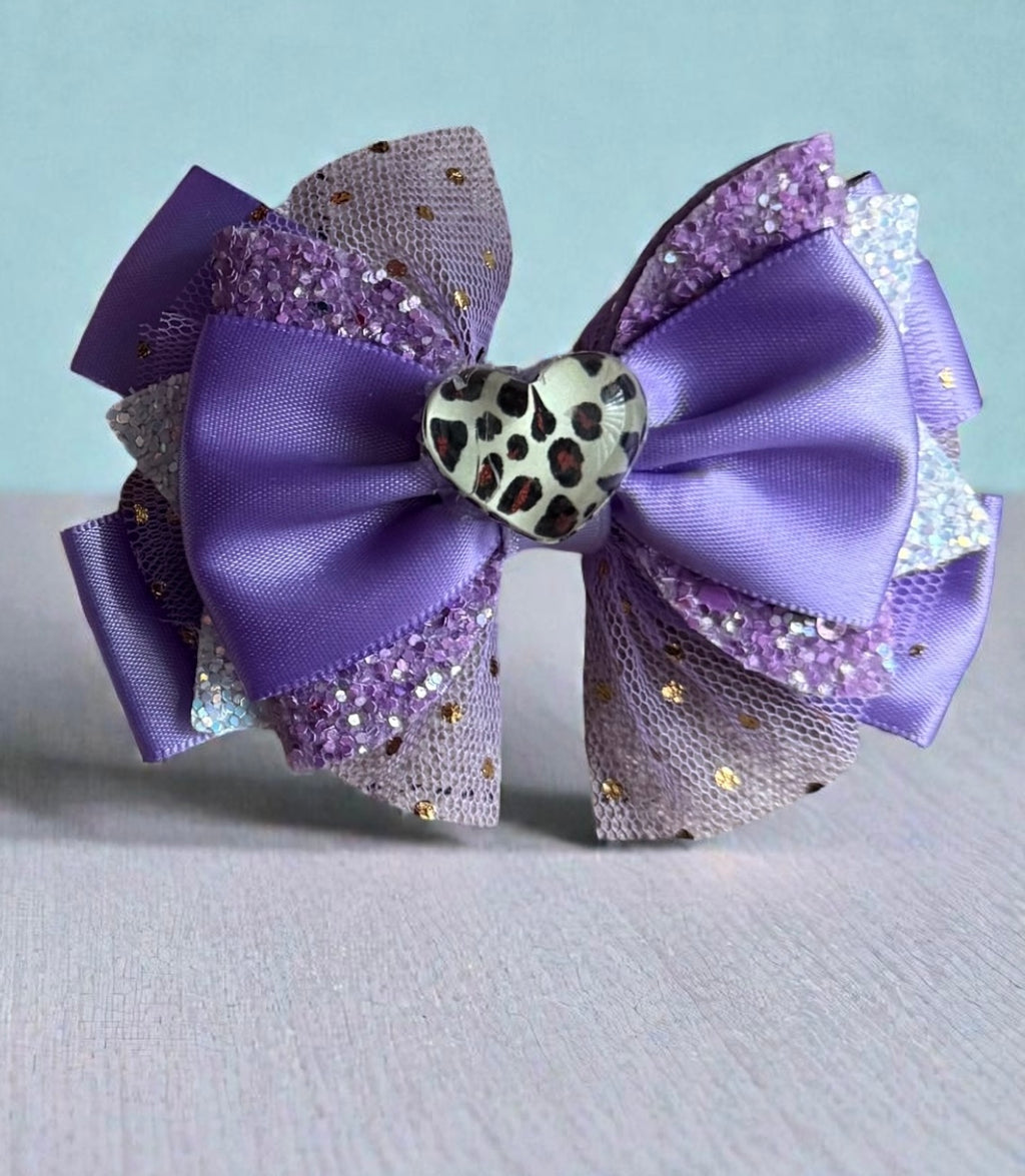 Rainbow purse & hair bow (set)