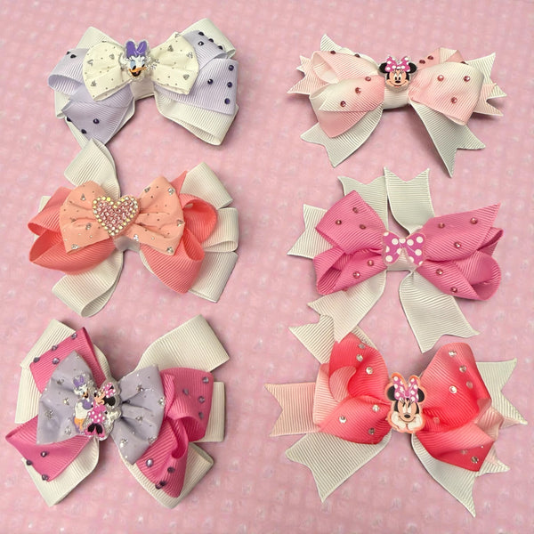 Minnie mouse hairs bows for girls